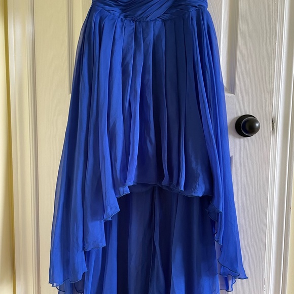 Indigo blue ๐๐ hi-low formal dress - Picture 4 of 5